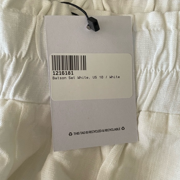 Princess Polly White Ruched Set - Picture 3 of 3